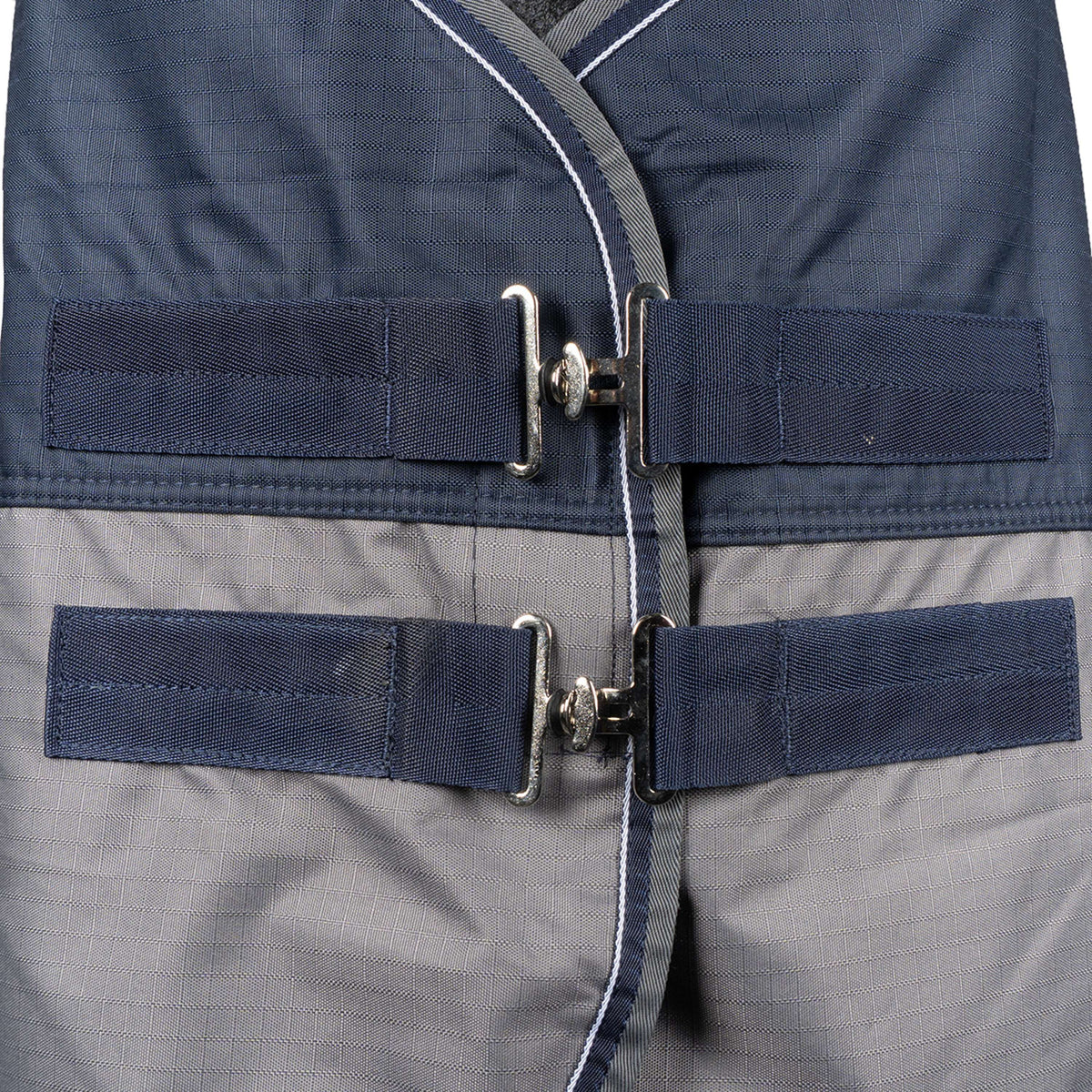 EQUITHÈME Outdoor Rug Tyrex 600 D Polar Fleece 0g Marine Blue/Grey