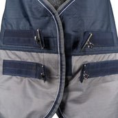 EQUITHÈME Outdoor Rug Tyrex 600 D Polar Fleece 0g Marine Blue/Grey