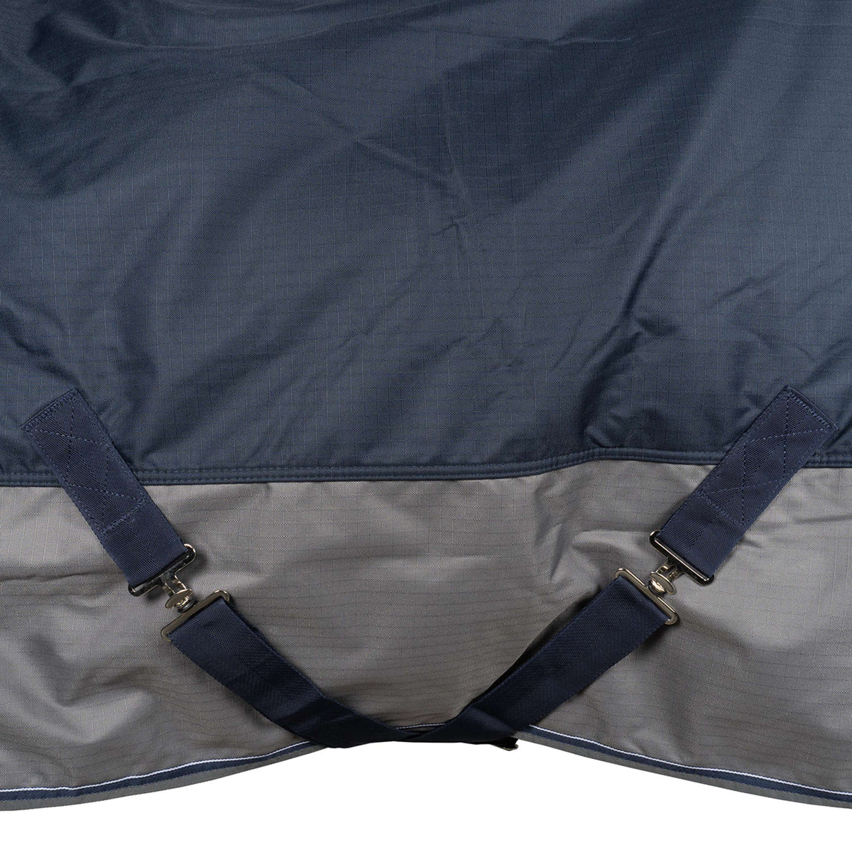 EQUITHÈME Outdoor Rug Tyrex 600 D Polar Fleece 0g Marine Blue/Grey