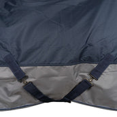 EQUITHÈME Outdoor Rug Tyrex 600 D Polar Fleece 0g Marine Blue/Grey