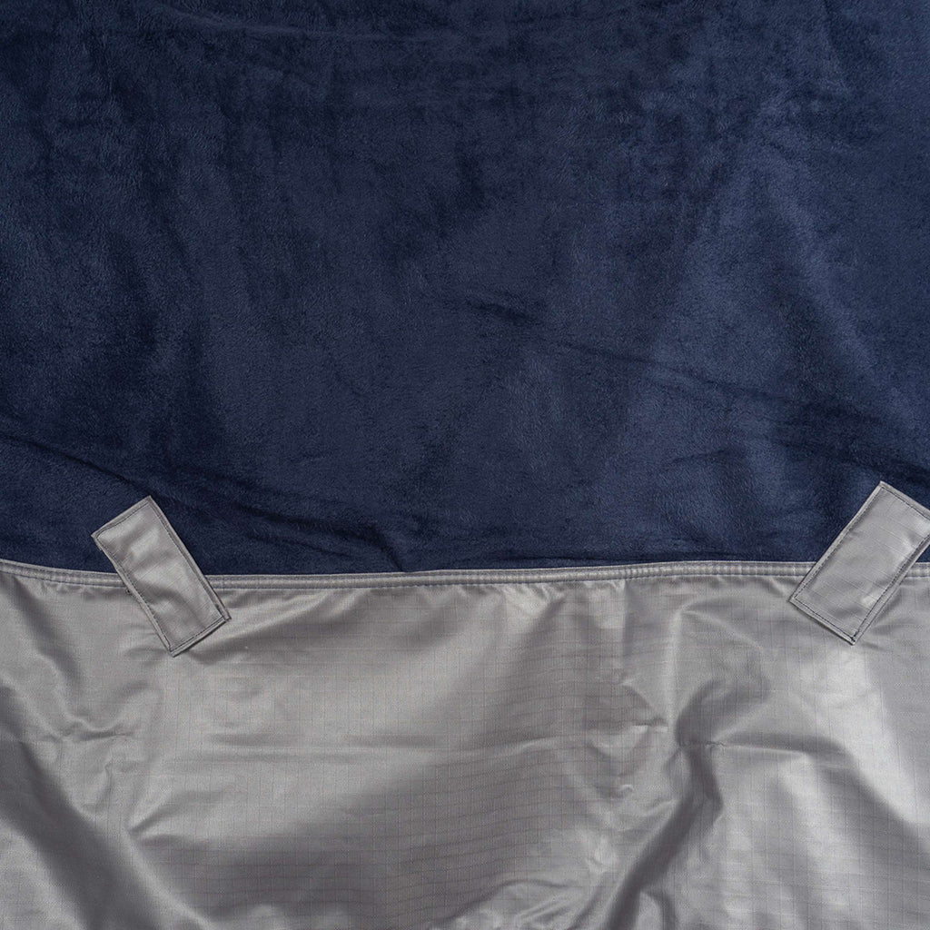 EQUITHÈME Outdoor Rug Tyrex 600 D Polar Fleece 0g Marine Blue/Grey