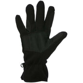 EQUITHÈME Riding Gloves Picot Fleece Black