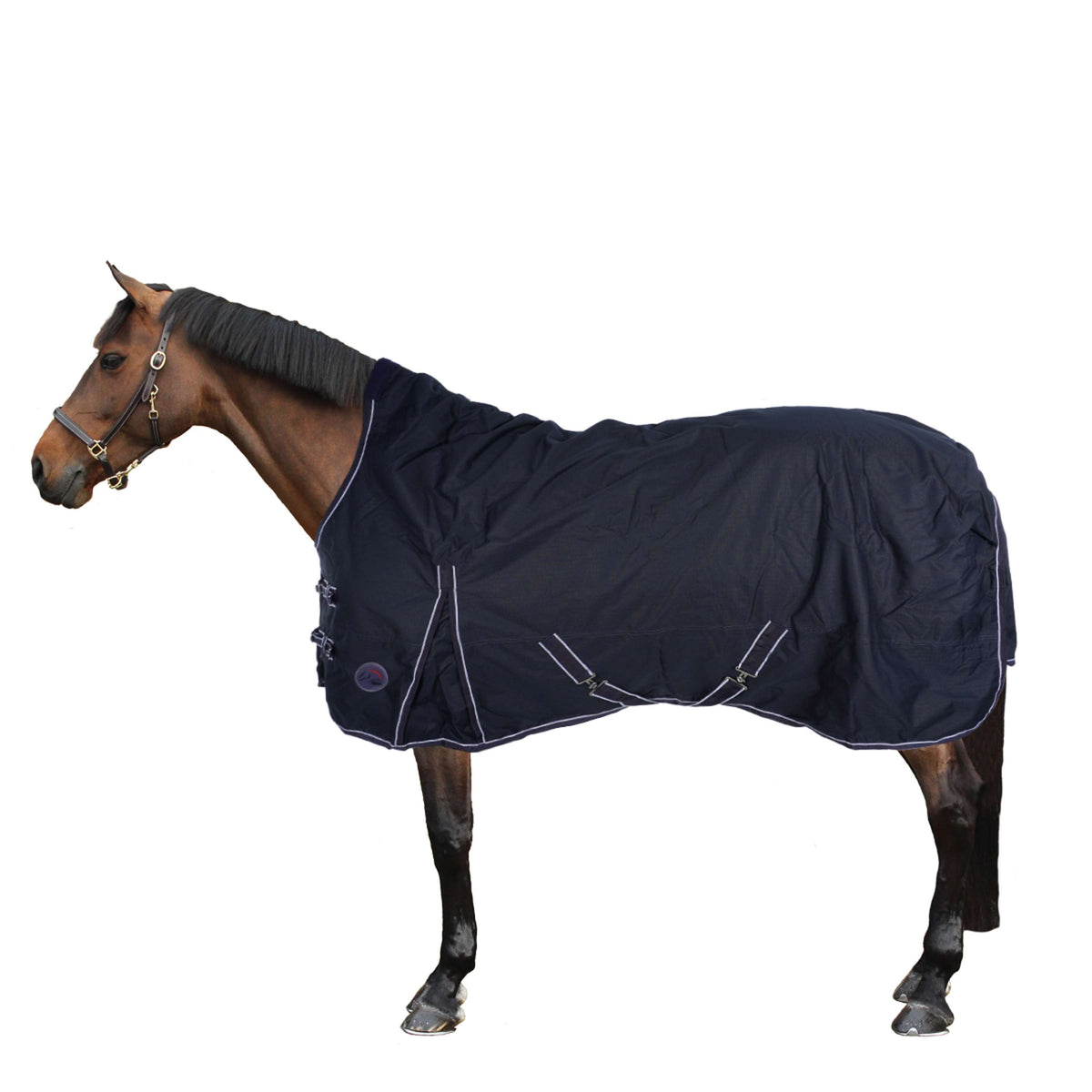 HKM Winter Rug Starter 600D Highneck with Polar Fleece Darkblue