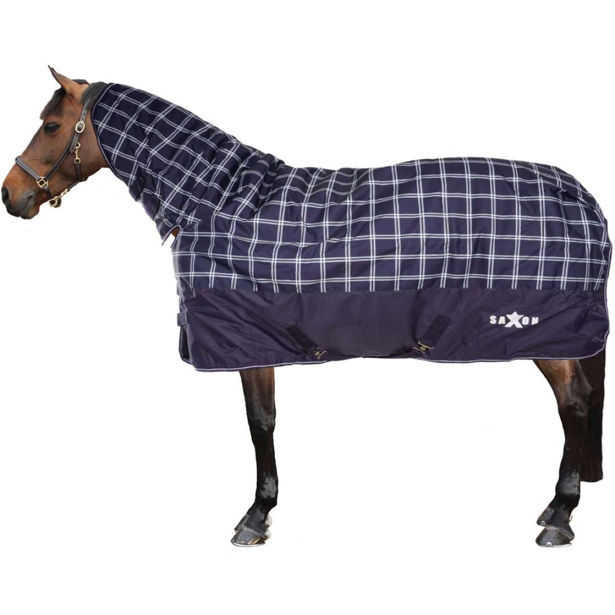 Weatherbeeta Rug Saxon Defiant 600D Combo Medium Navy Plaid