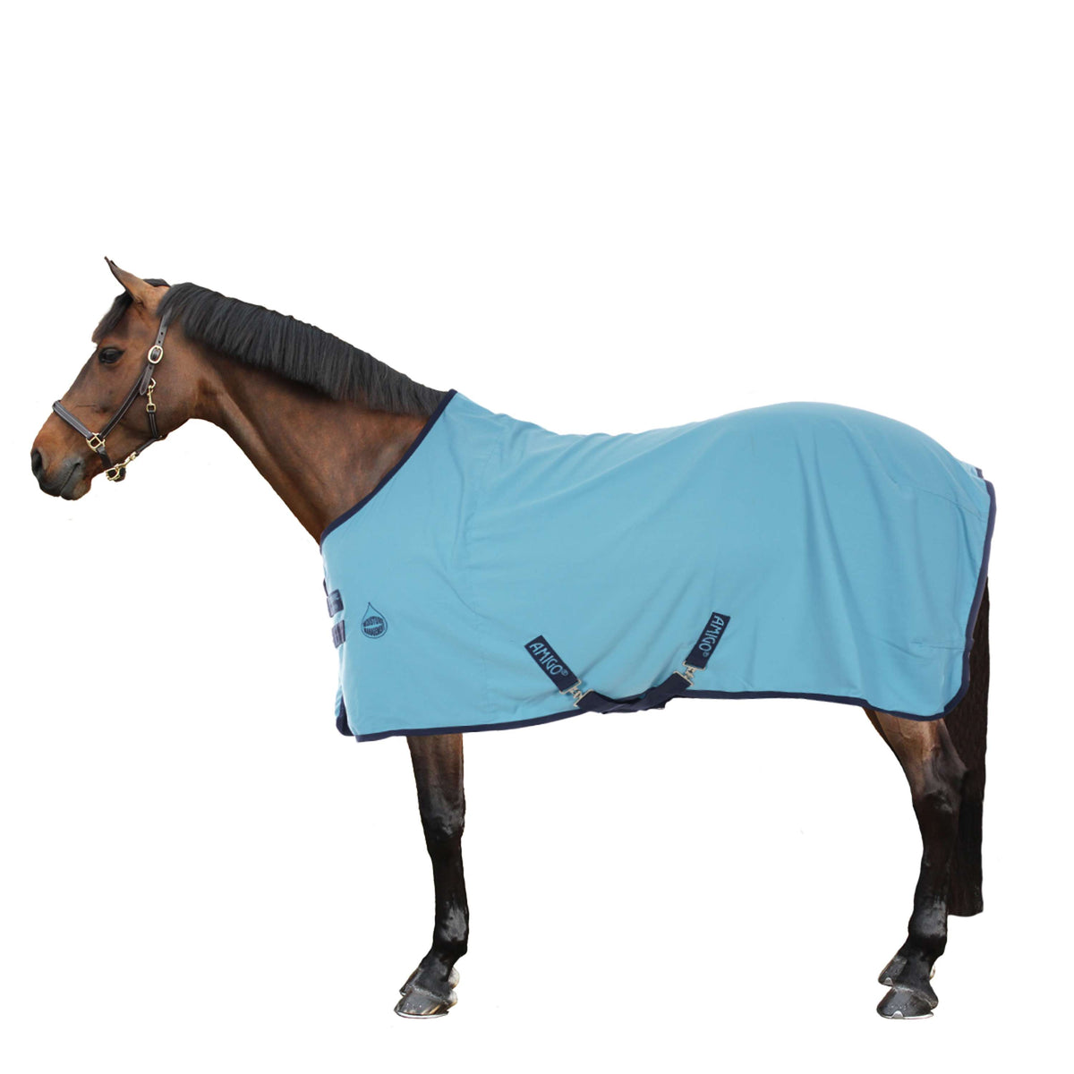 Amigo Stable Rug Poly with Cross Surcingles DelphiniumBlue/Navy