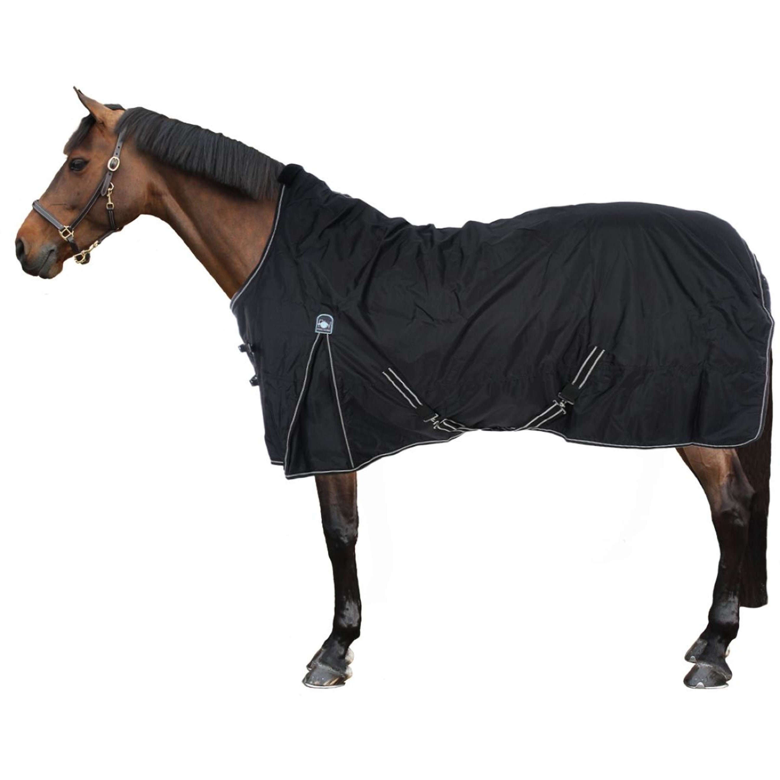 Riding World Rain Rug Oxford 300D Fleece Lining 0g Black