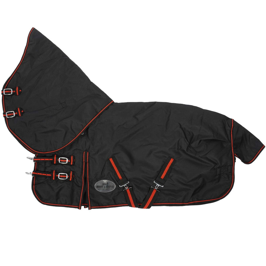 HB Harry & Hector Outdoor Rug 300g Black/Red