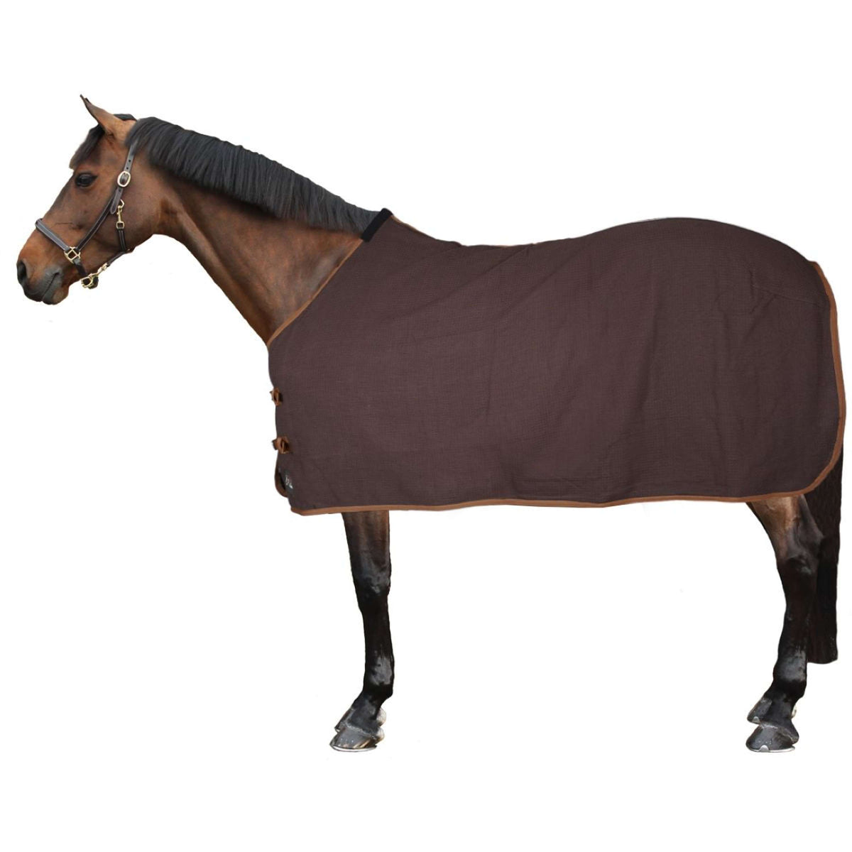 HKM Stable Rug Oakland Waffeloptik Darkbrown