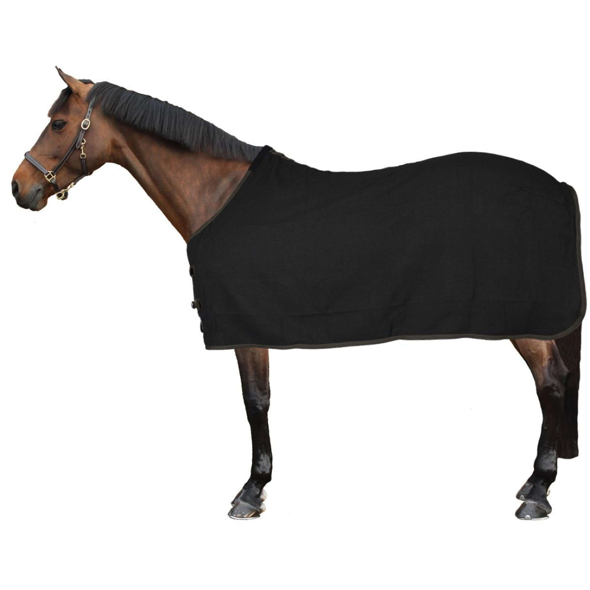 HKM Stable Rug Oakland Waffeloptik Black