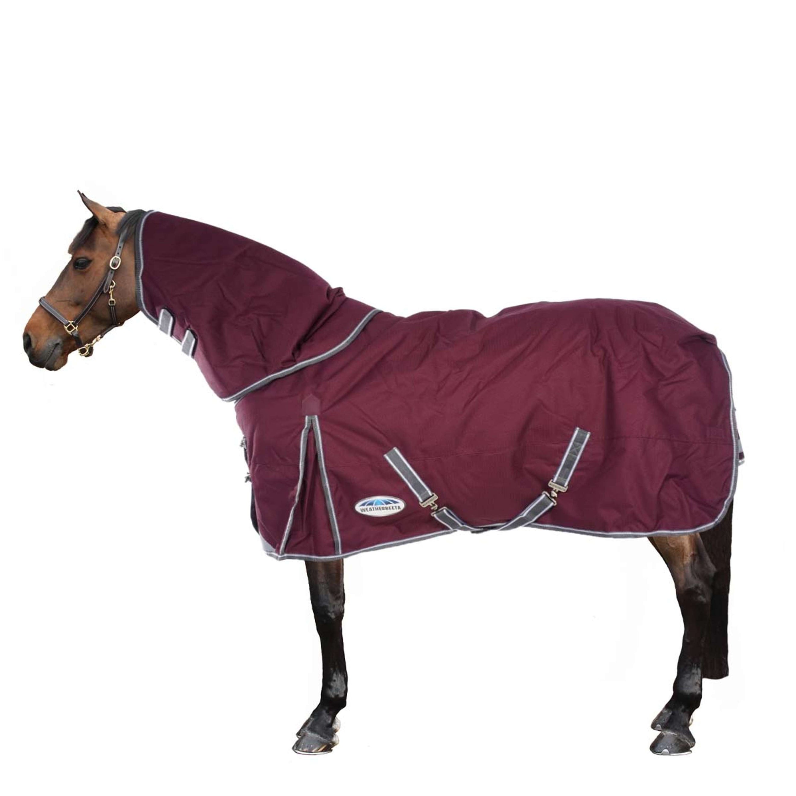 Weatherbeeta Winter Rug Comfitec Plus Dynamic II Detach-A-Neck Medium/Lite Maroon/Grey/White