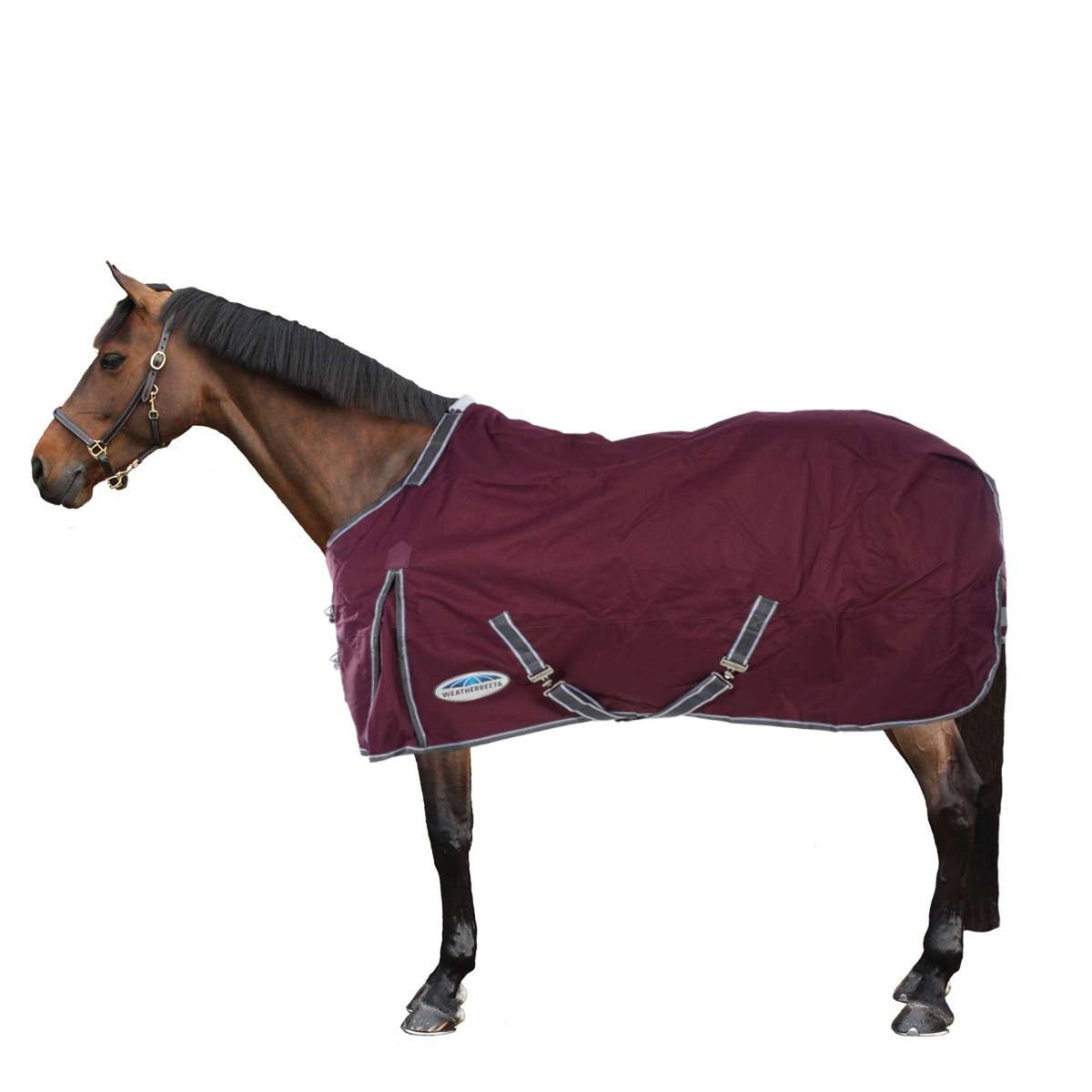 Weatherbeeta Rain Rug Comfitec Plus Dynamic II Detach-A-Neck Lite Maroon/Grey/White