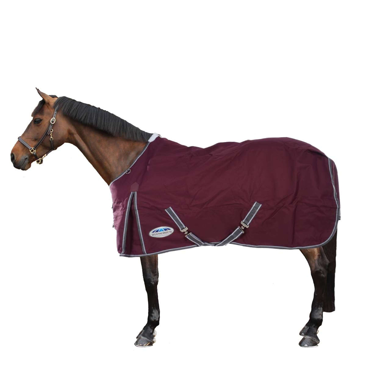 Weatherbeeta Rain Rug Comfitec Plus Dynamic II Standard Neck Lite Maroon/Grey/White