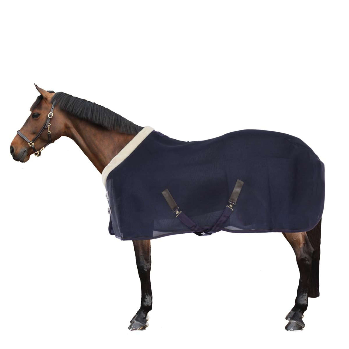 EQUITHÈME Rug Teddy Mesh Navy