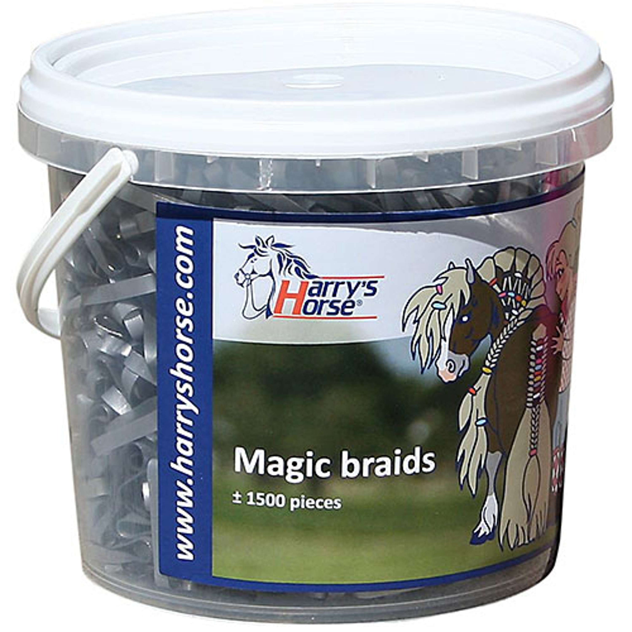 Harry's Horse Magic Braids Bucket Silver Harry's Horse Magic Braids Bucket Silver