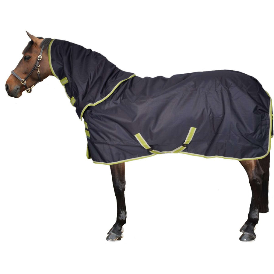Bucas Oasis Turnout Neck 100g Dark Grey/Lime