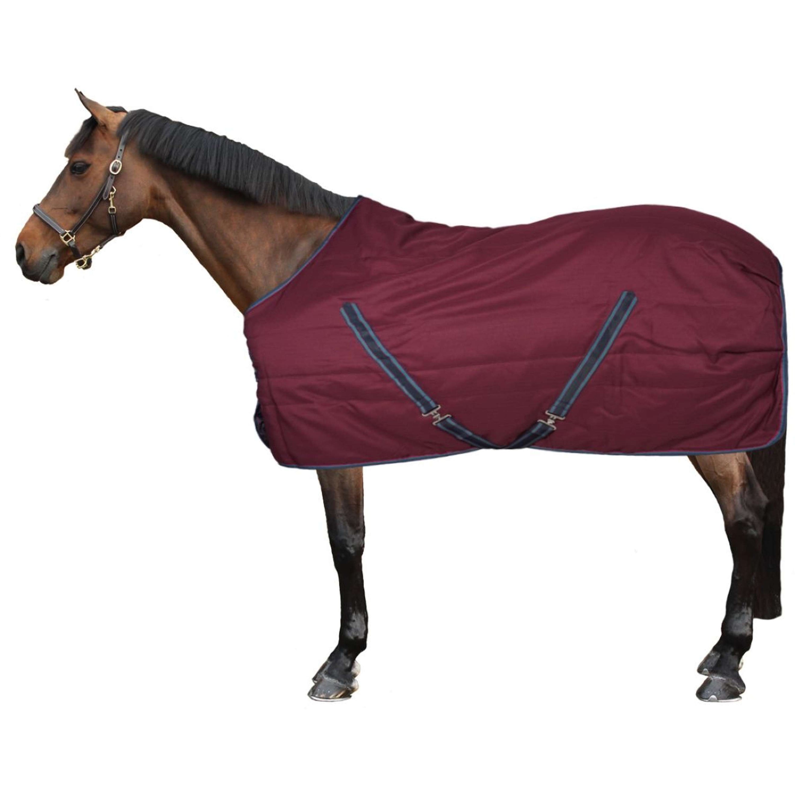 Rambo Stable Rug Embossed Lining 100g Burgundy