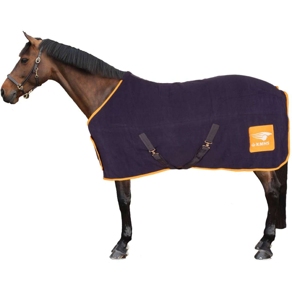 KNHS Show Rug Fleece with a Belly Bib Blue