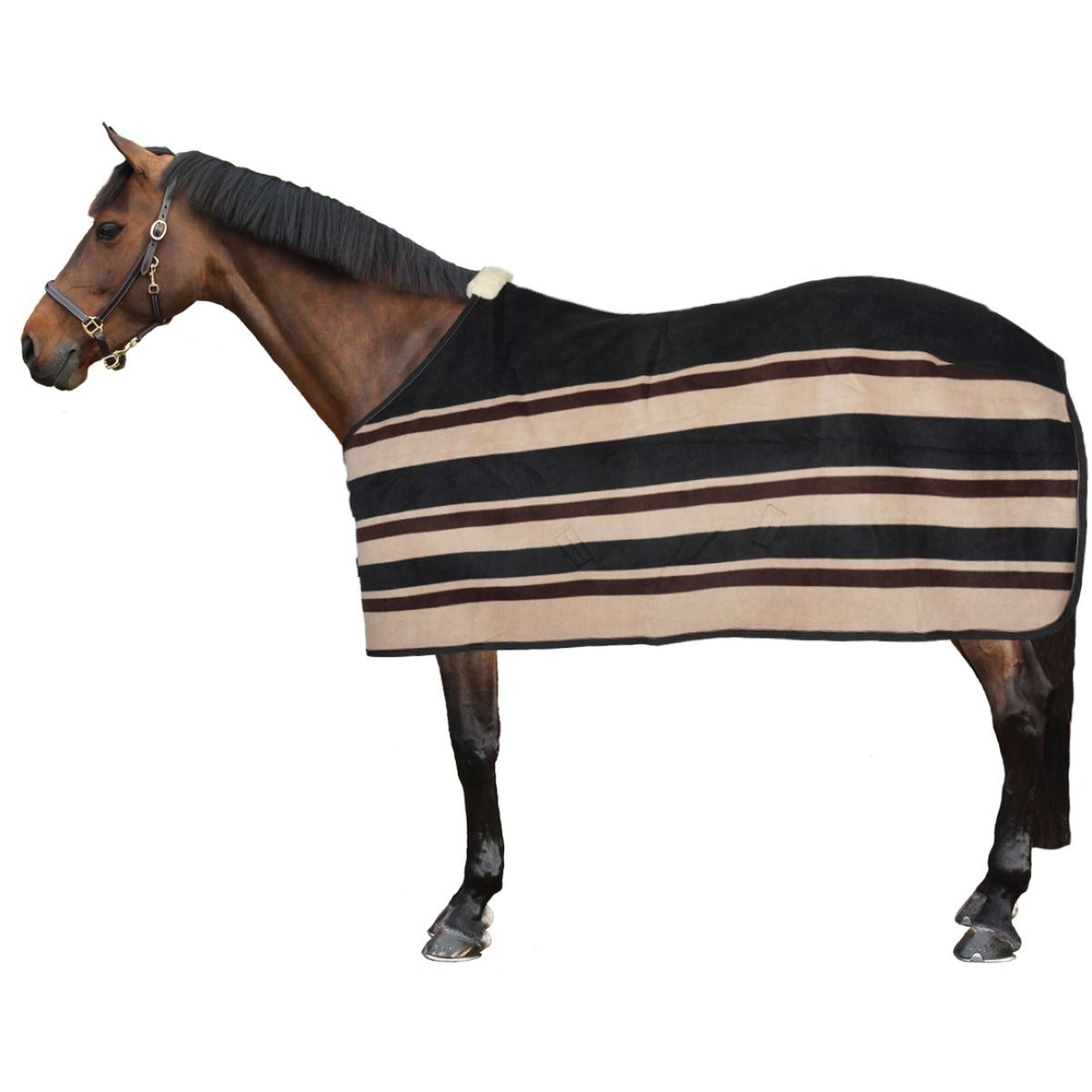Kentucky Fleece Rug Heavy Brown/Beige