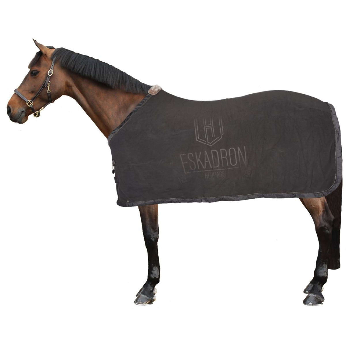 Eskadron Sweat Rug Heritage Fleece Stamp Shetty Basalt