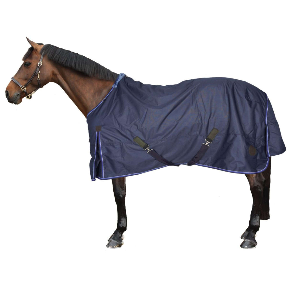 EQUITHÈME Outdoor Rug Classic 600D 100gr Navy