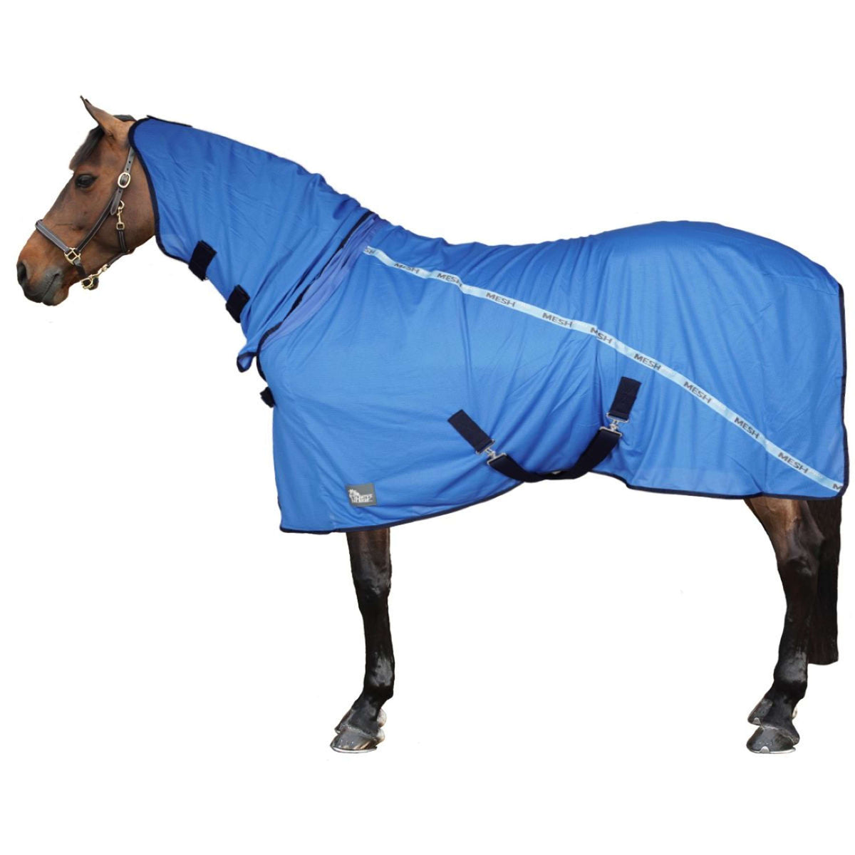 Harry's Horse Fly Rug Mesh Pro Neck Blue