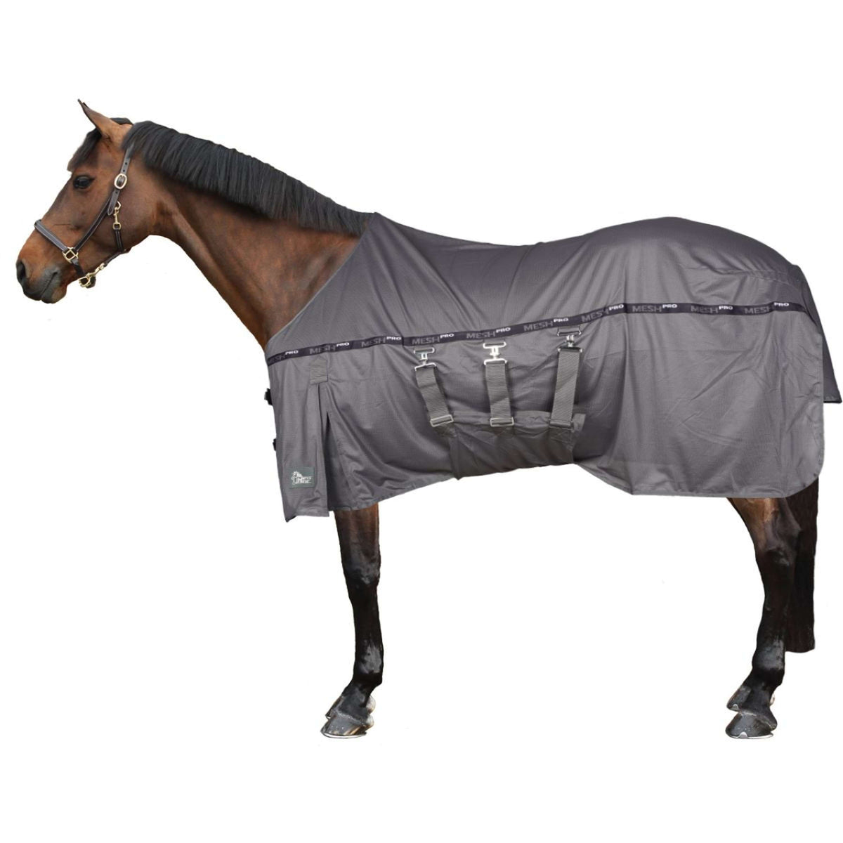 Harry's Horse Fly Rug Mesh Pro Belly Grey