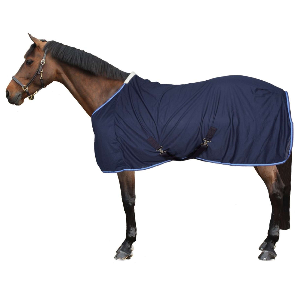 Riding World Rug Fine Mesh Navy