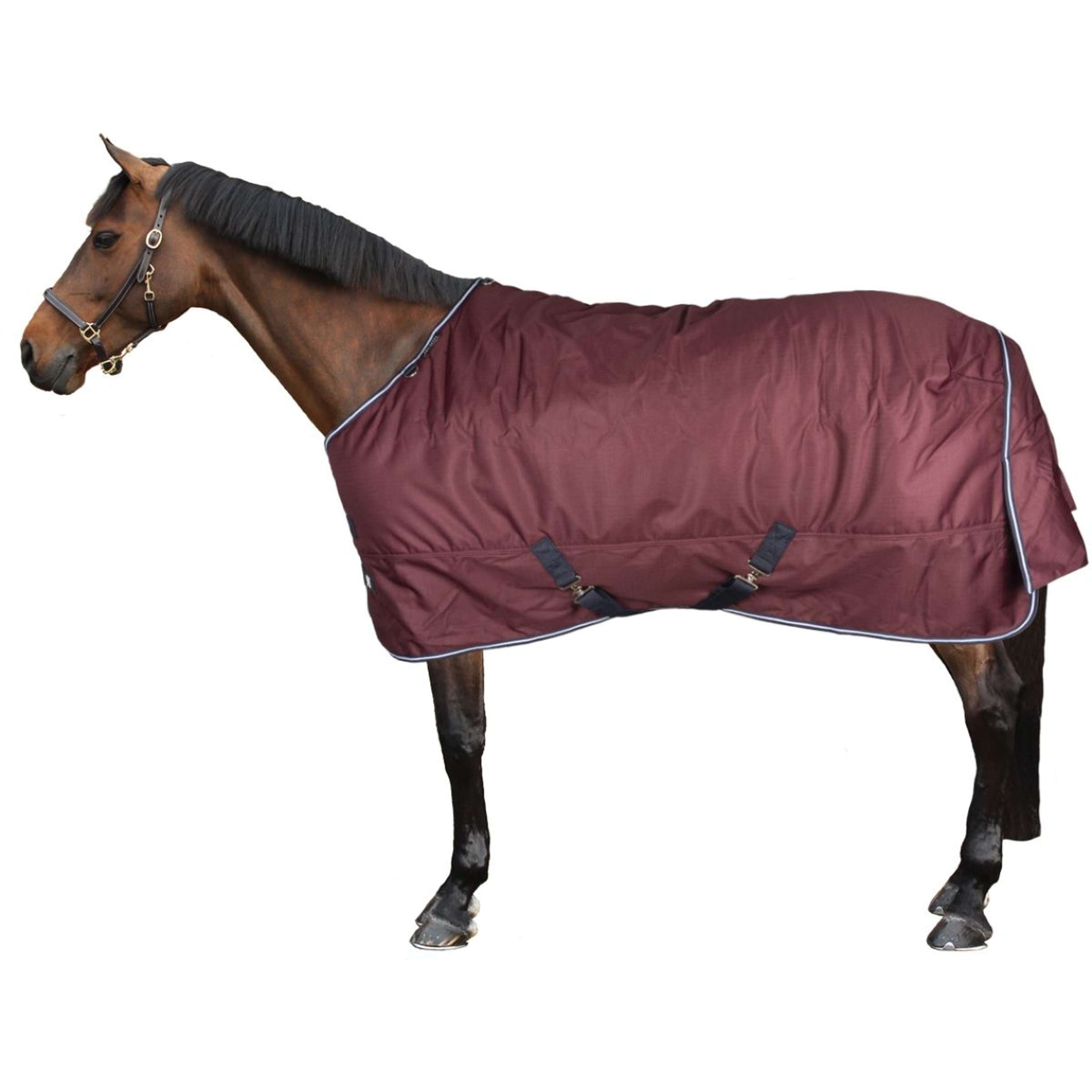 EQUITHÈME Outdoor Rug Tyrex 1200D 50g Standard Burgundy