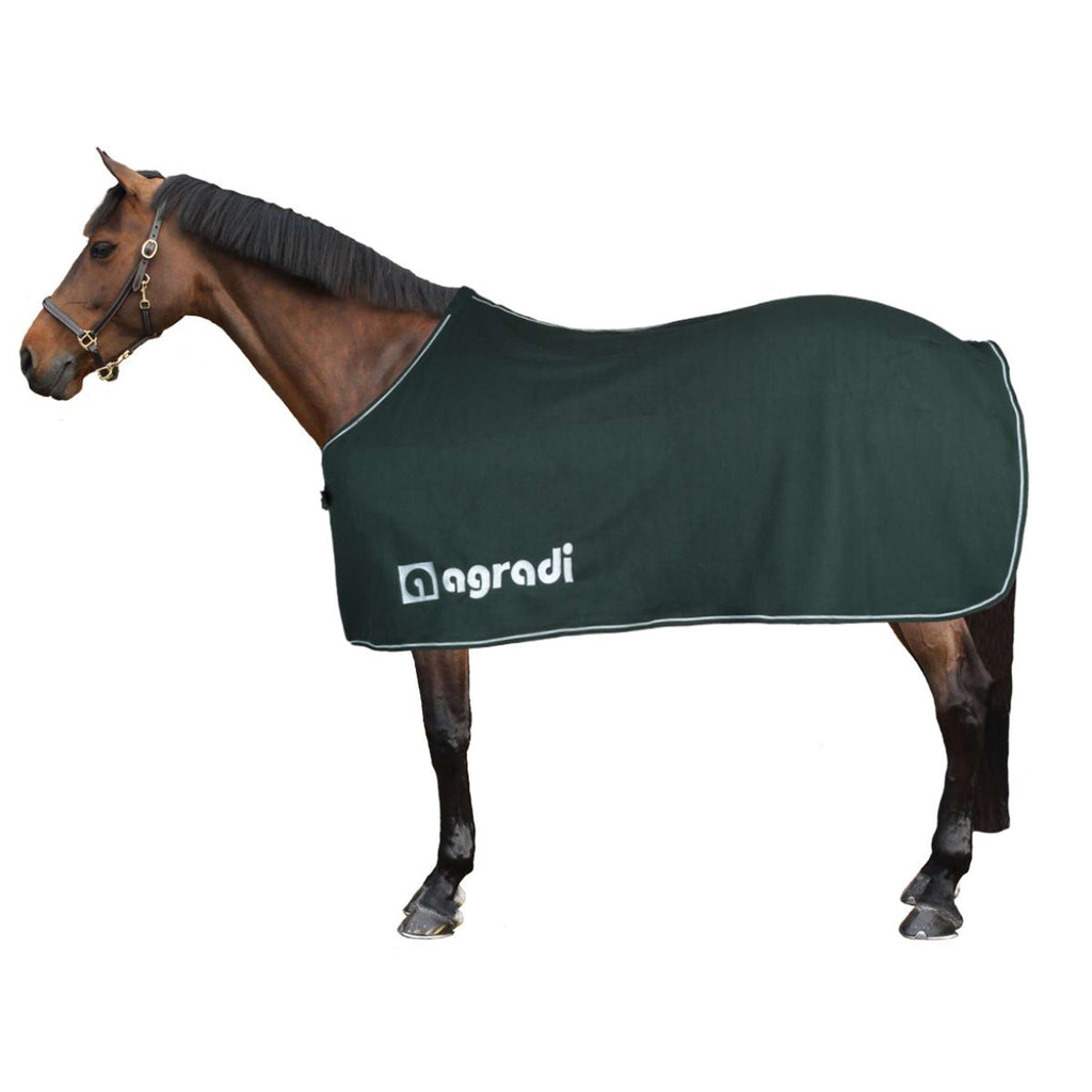Agradi Horse Fleece Rug Economic Fir Green