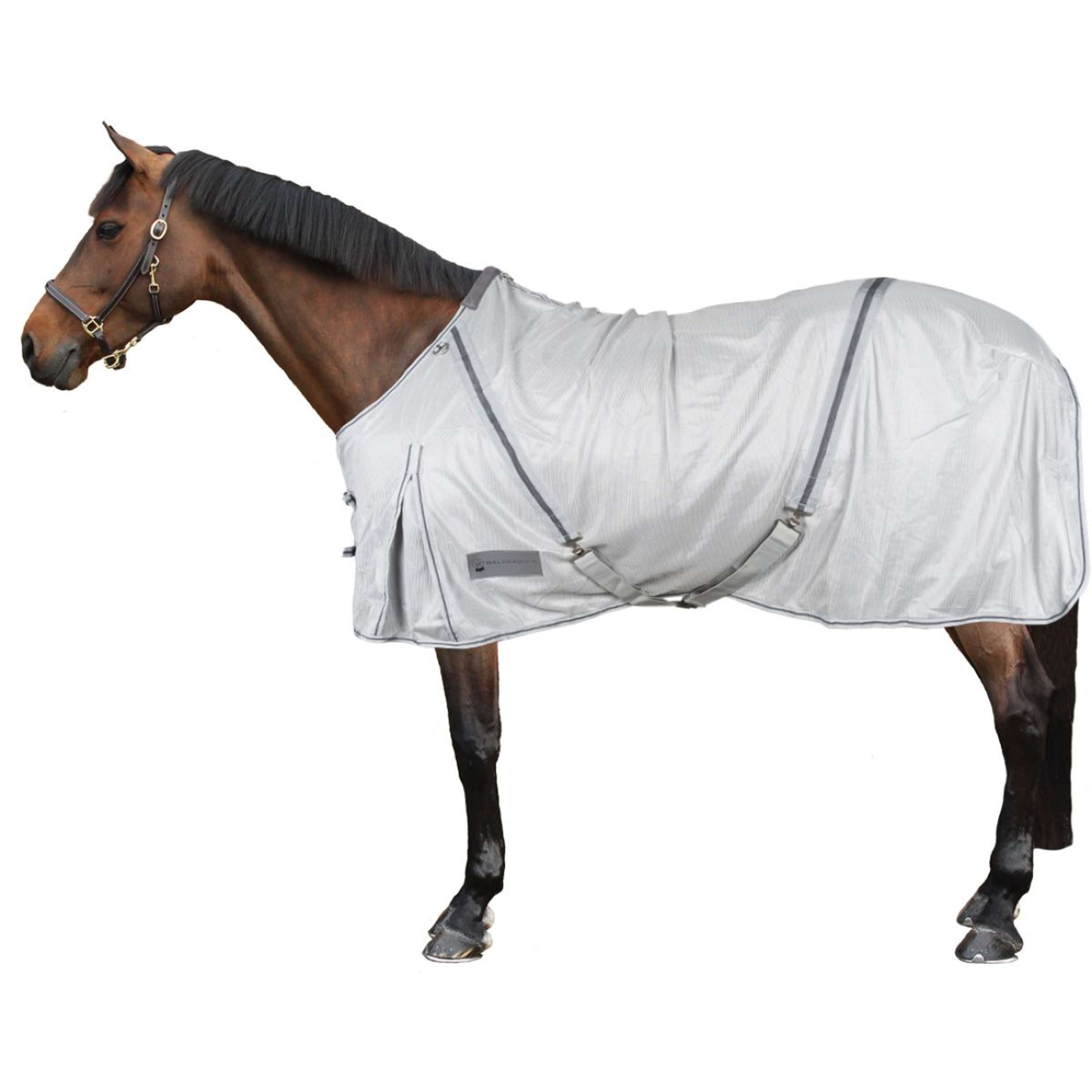 Waldhausen Fly Rug Protect with Loose Neck Silver grey/Gray