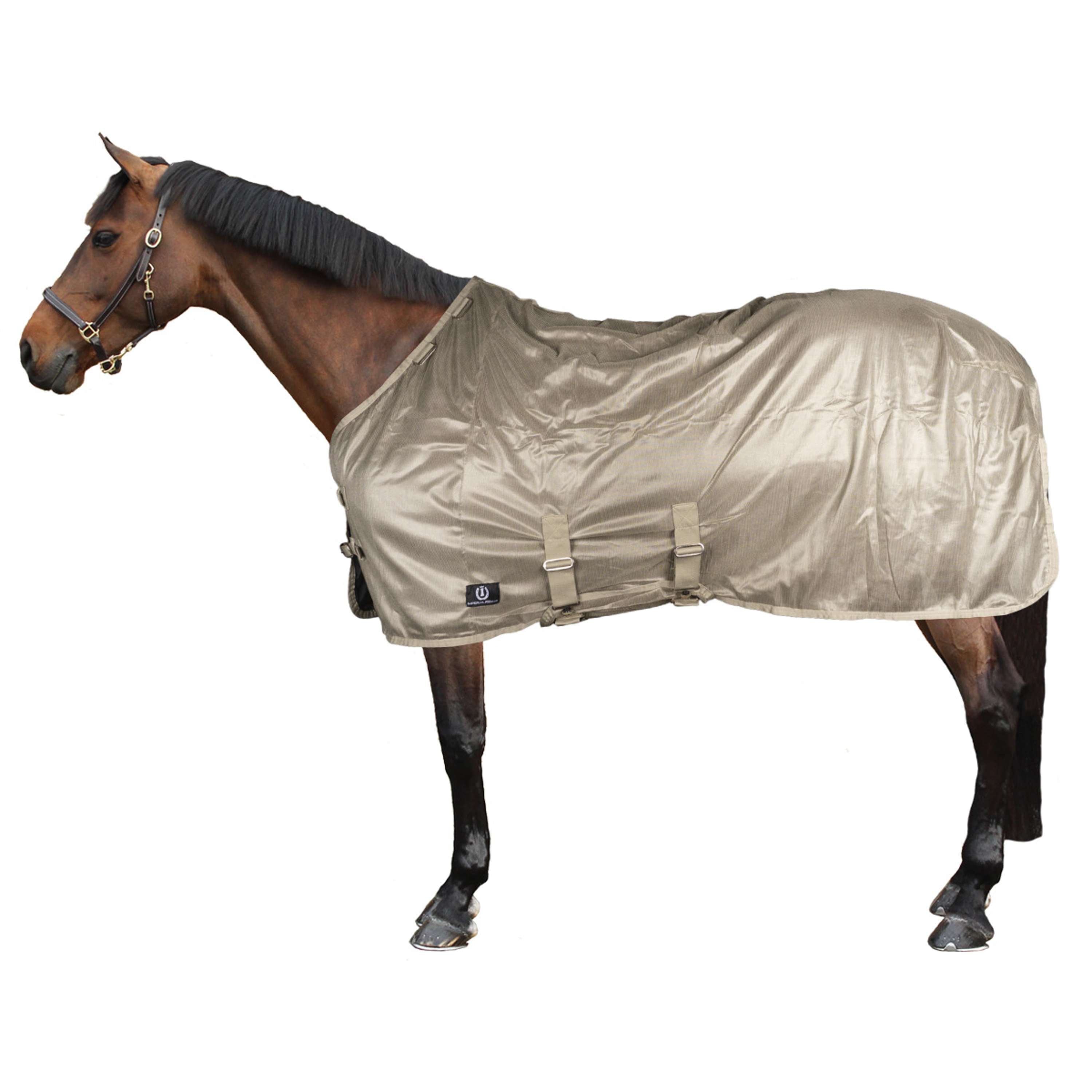 Imperial Riding Fly Rug IRHReese with a Hood Light Olive