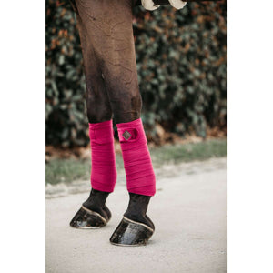 Kentucky Bandages Polar Fleece Velvet Fuchsia