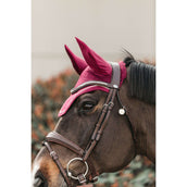 Kentucky Ear Cover Wellington Velvet Fuchsia