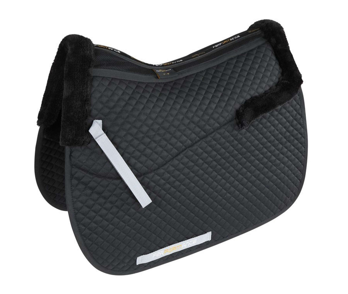 Performance Saddlepad Lined Black