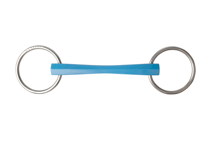 Metalab Solid Loose Ring Snaffle Flexi Blue