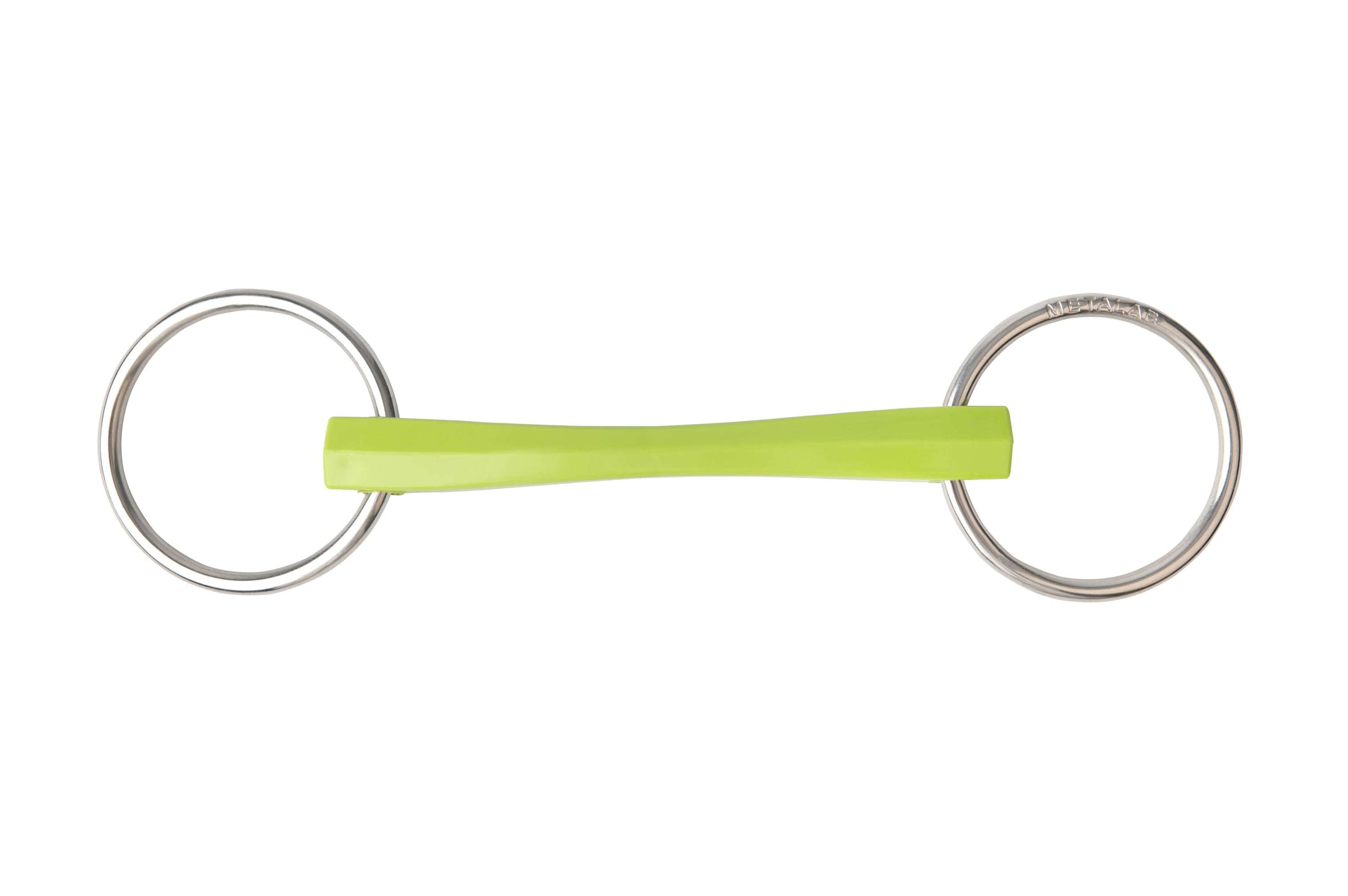 Metalab Solid Loose Ring Snaffle Flexi Soft Blue