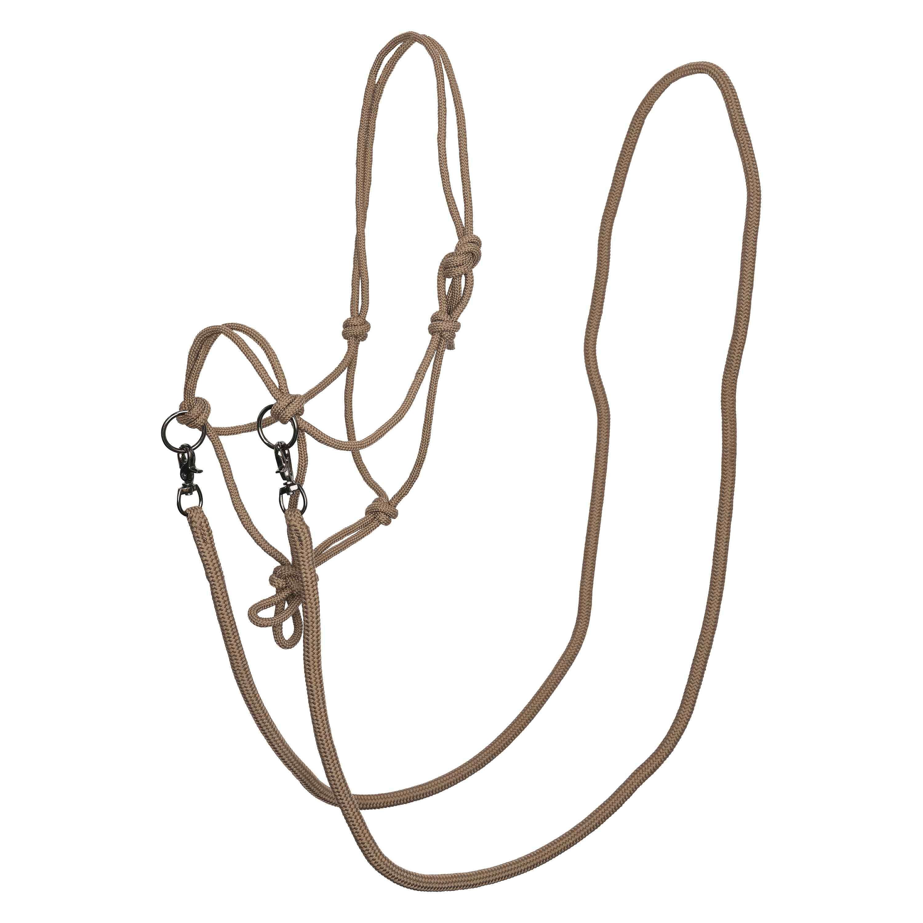Imperial Riding Rope Halter IRHFree Ride Cappuccino