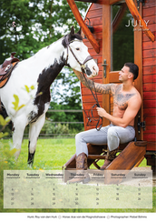 Calender Horse and Hunk 2026
