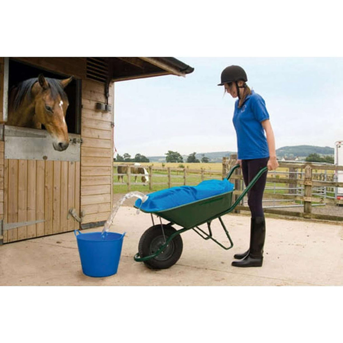 H2go bag Water Container for H2gobag Wheelbarrow Blue