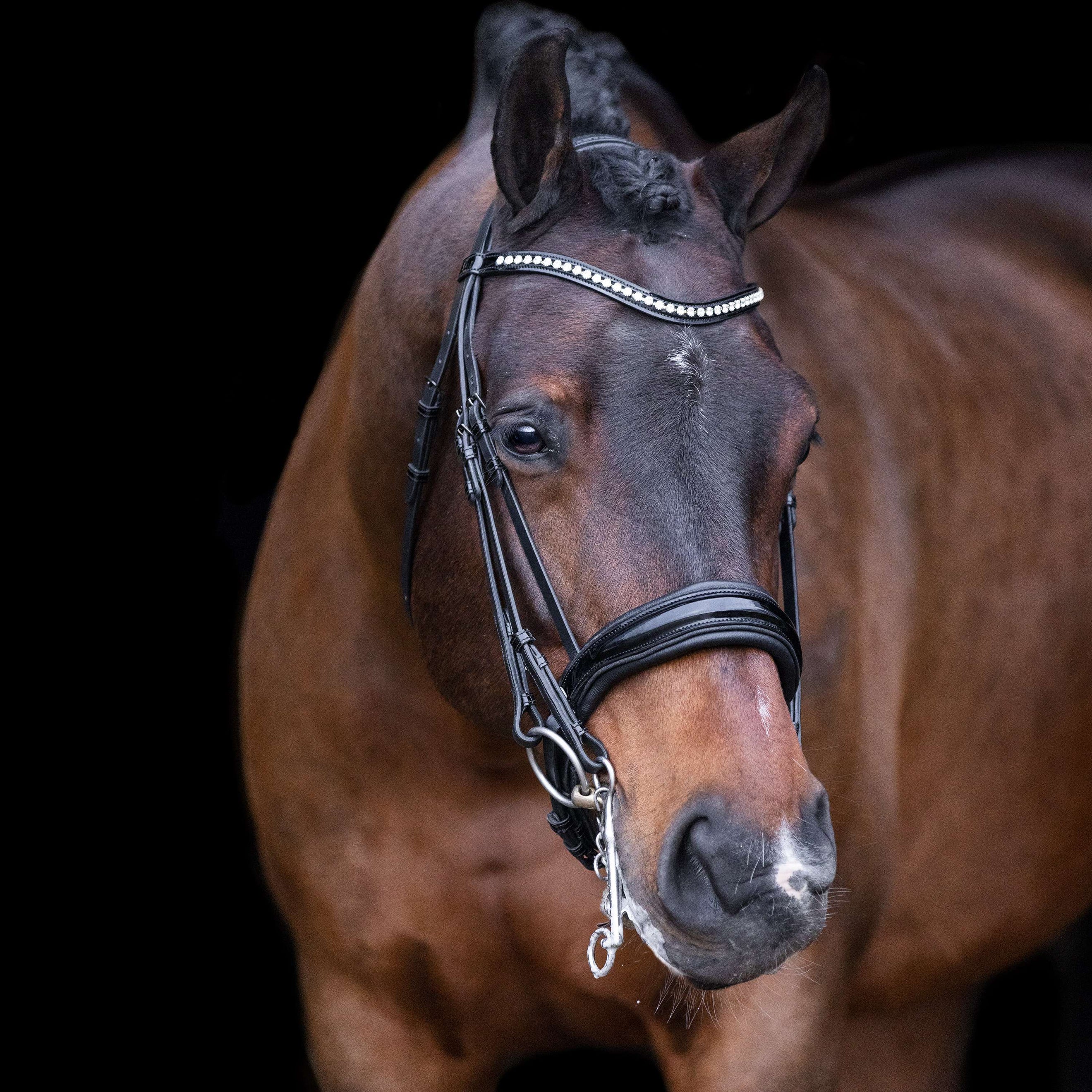 Imperial Riding Double Bridle IRHAthena Black