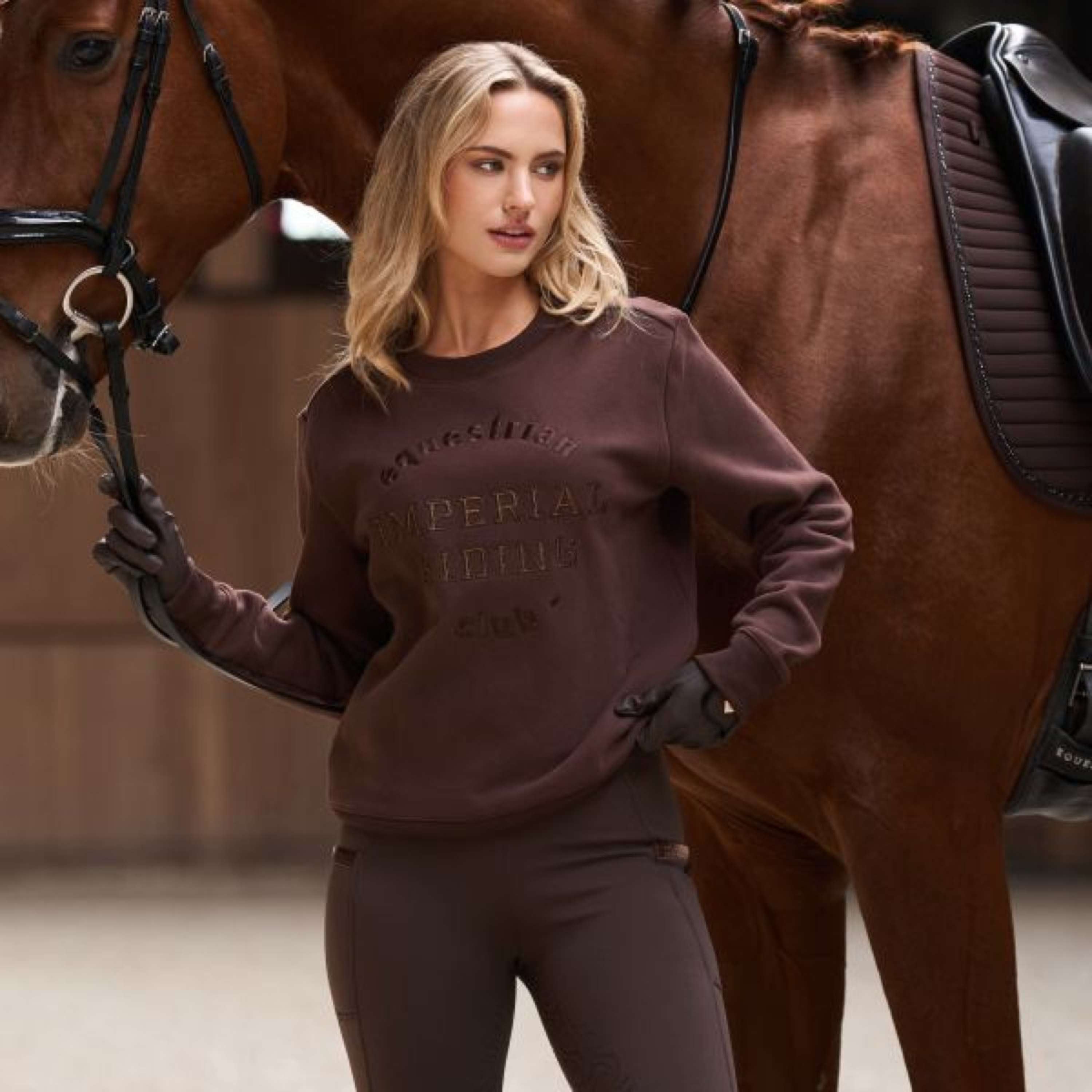 Imperial Riding Sweater IRHJoyce Chocolate