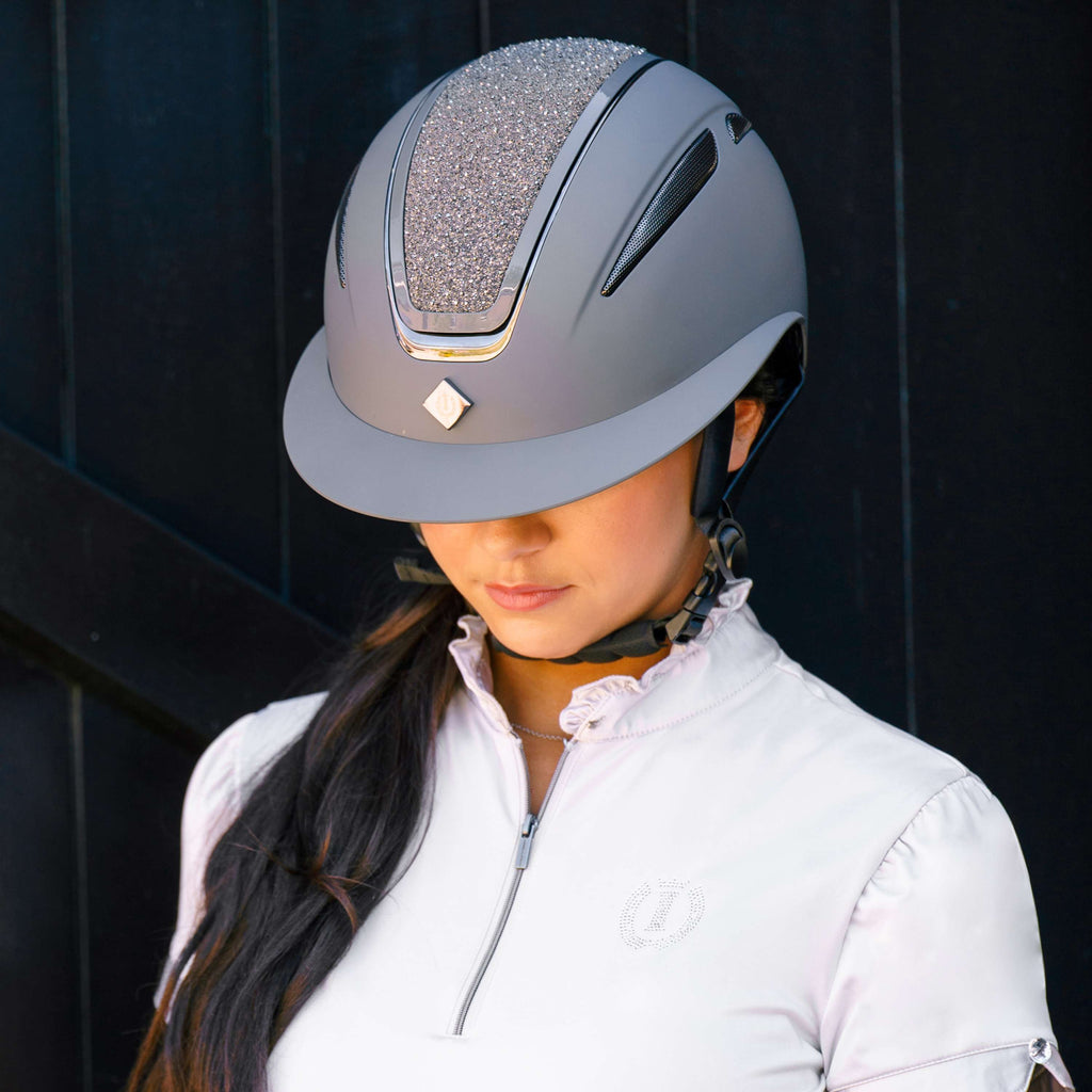 Imperial Riding Cap IRHOlania Deluxe Big Visor Grey