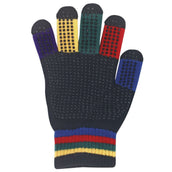 Kerbl Riding Gloves Magic Grippy Rainbow/Black