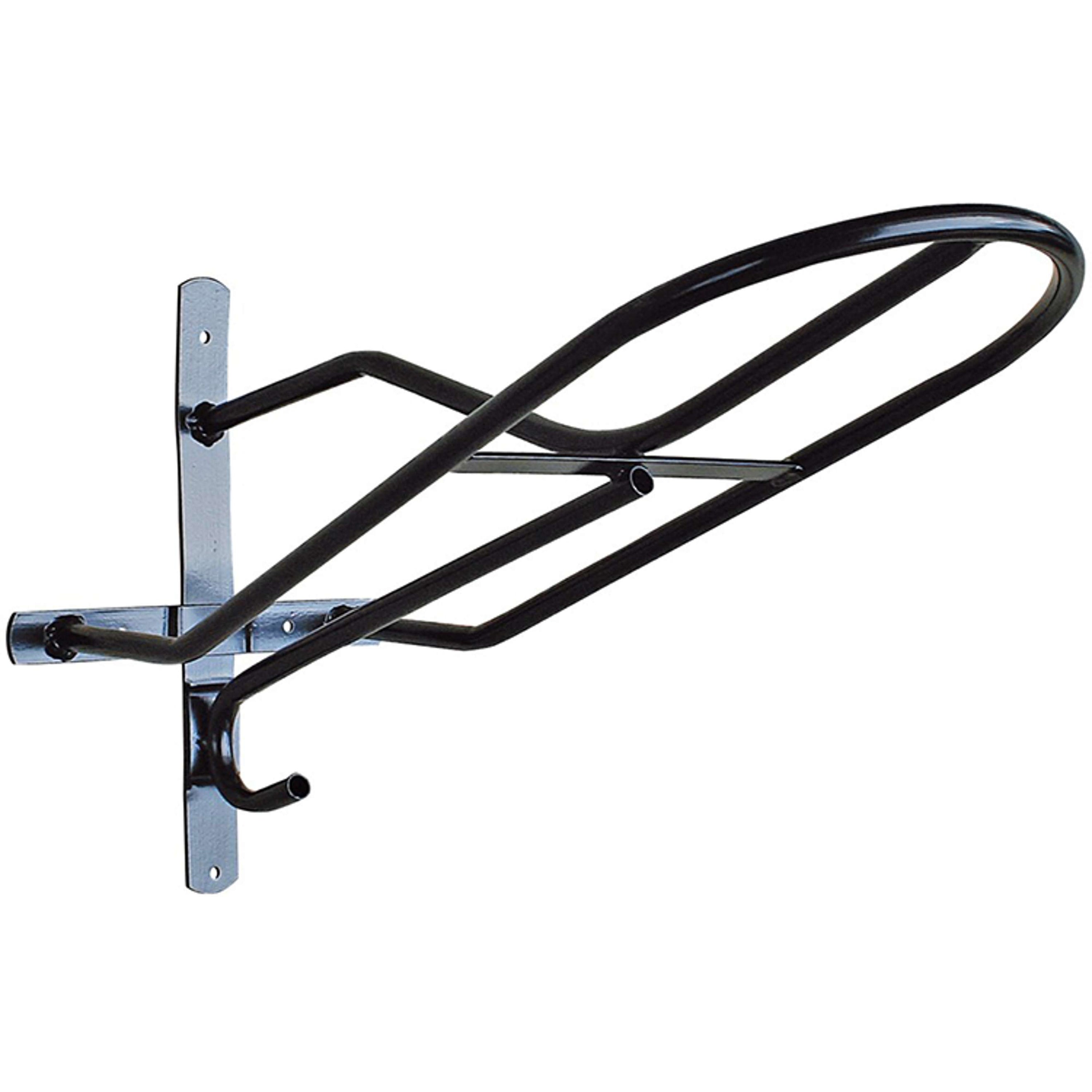 Harry's Horse Saddle Bracket W/hook Black Harry's Horse Saddle Bracket W/hook Black