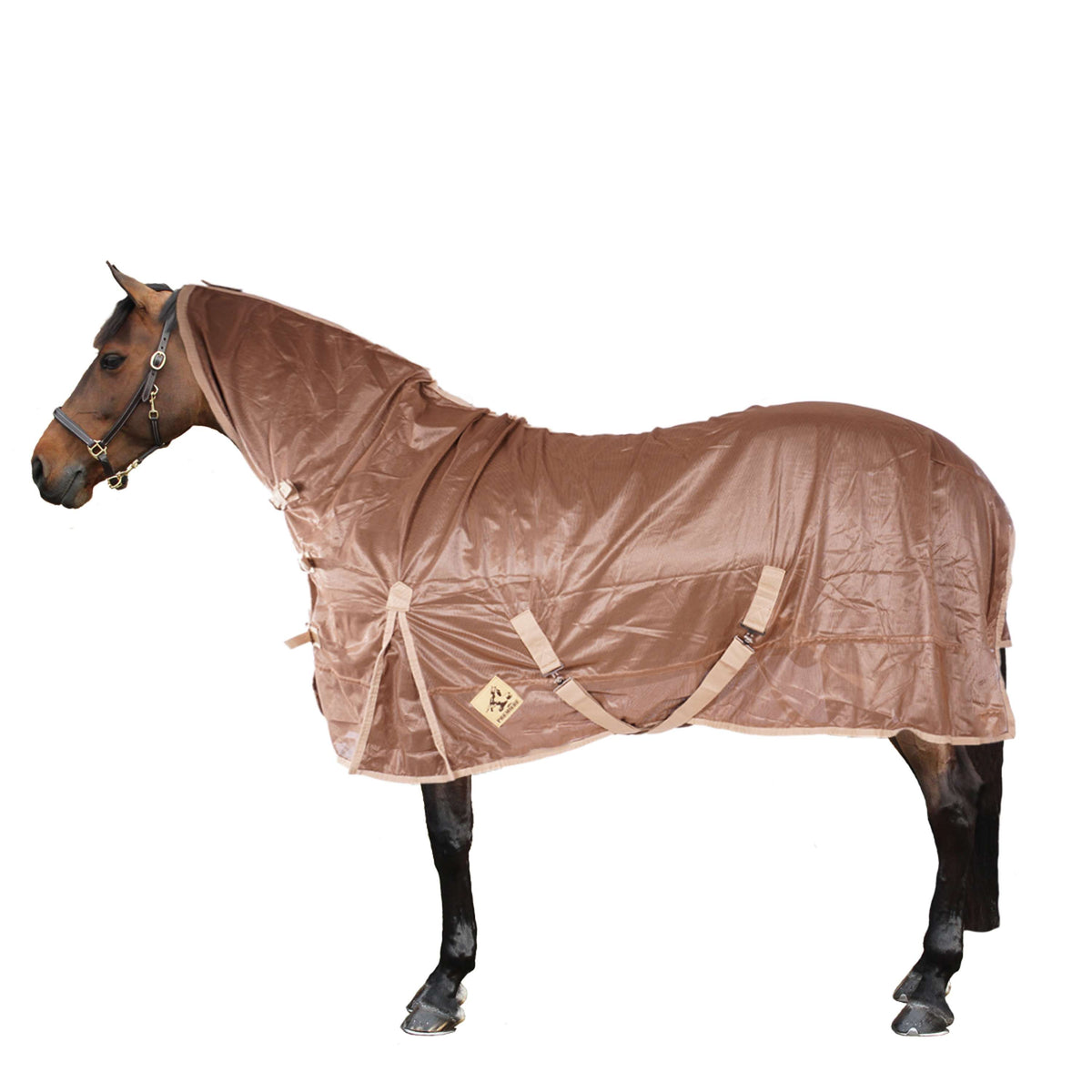 Premiere Fly Rug Polyester Mesh with Neck Taupe