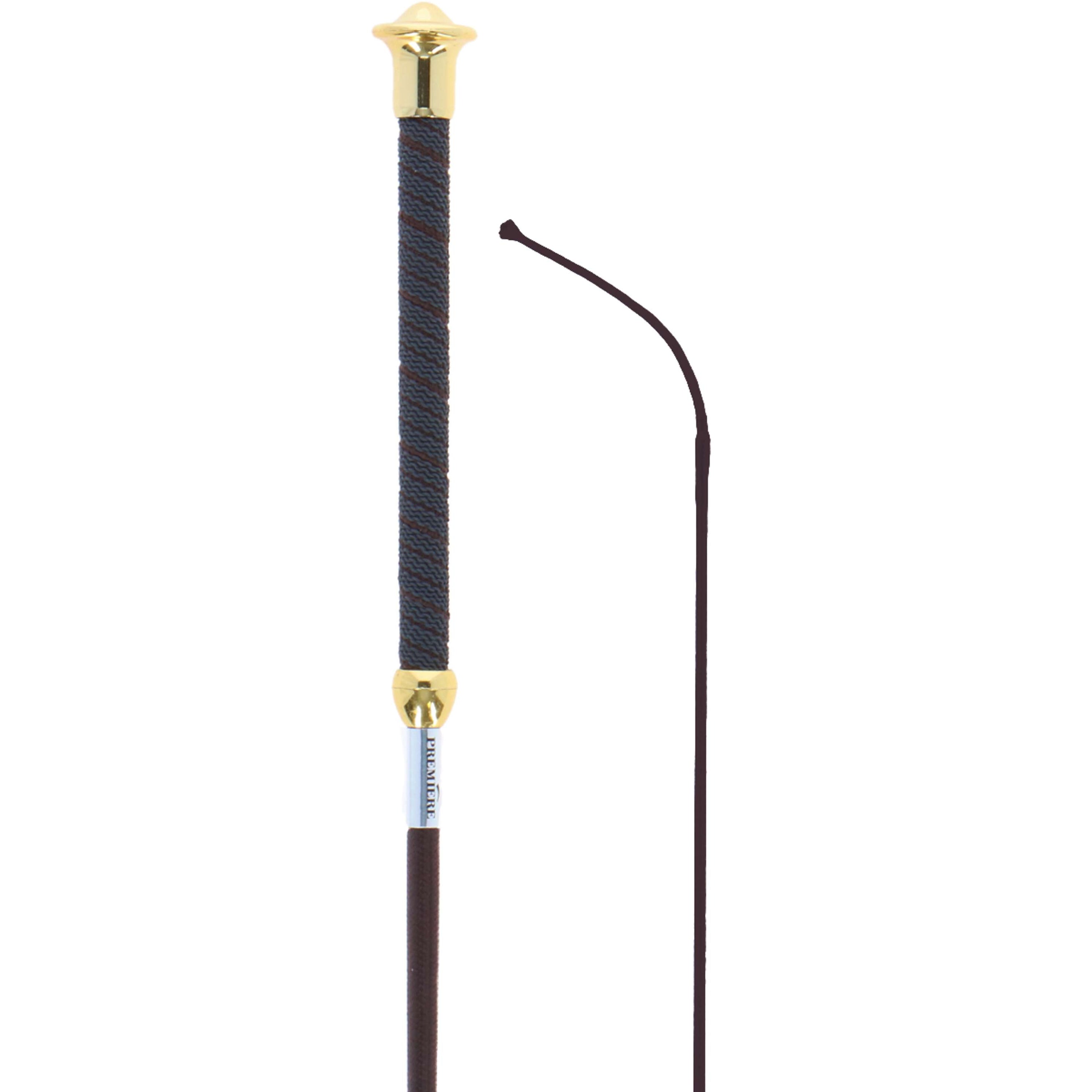 Premiere Dressage Whip Gemini Anti-slip Brown Premiere Dressage Whip Gemini Anti-slip Brown