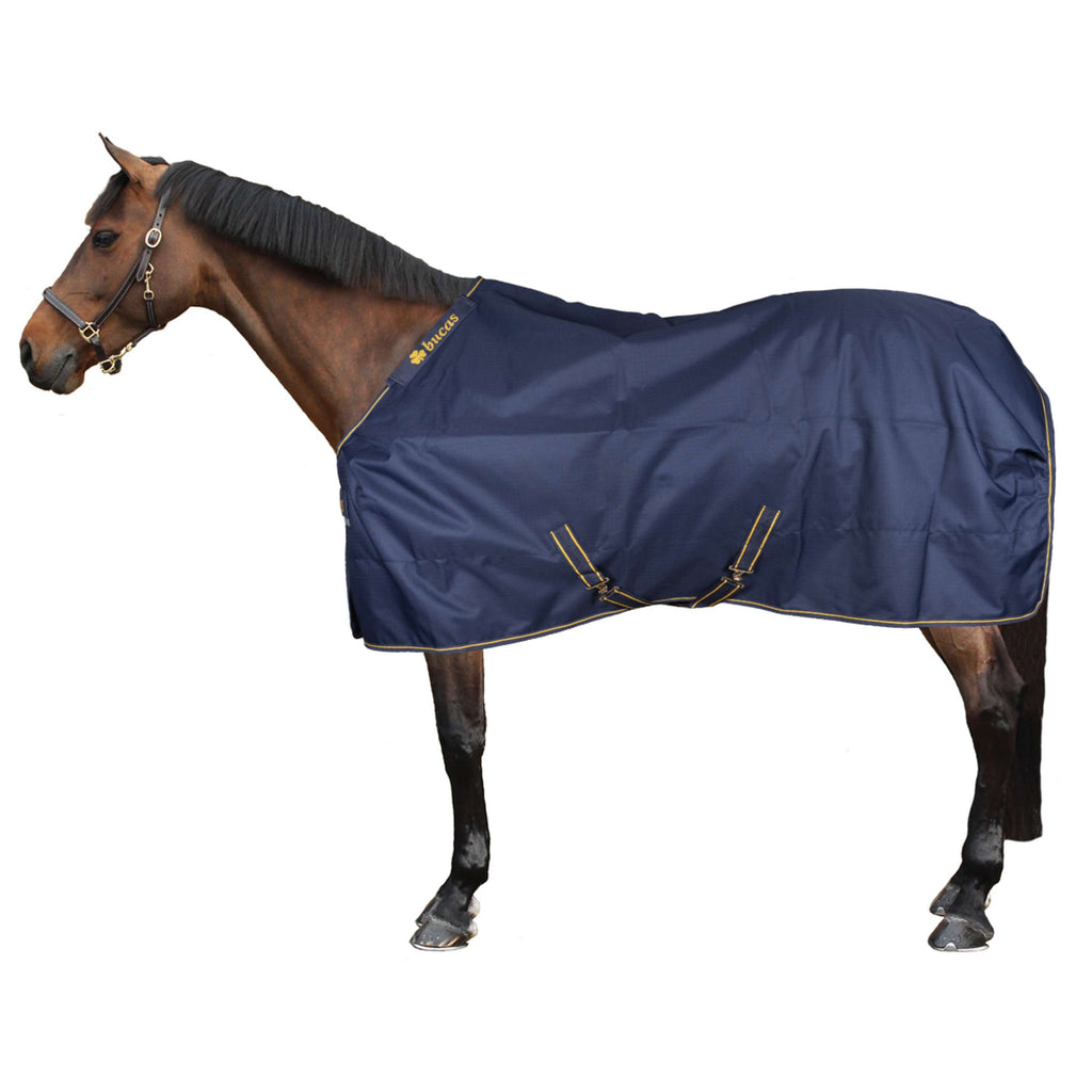Bucas Irish Turnout 150g Navy/Gold