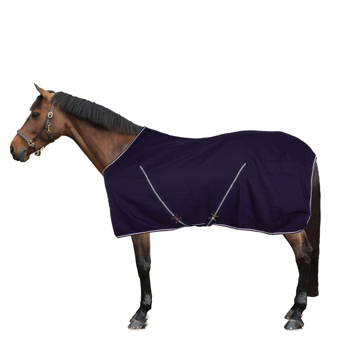 Rambo Stable Rug Light Navy/White