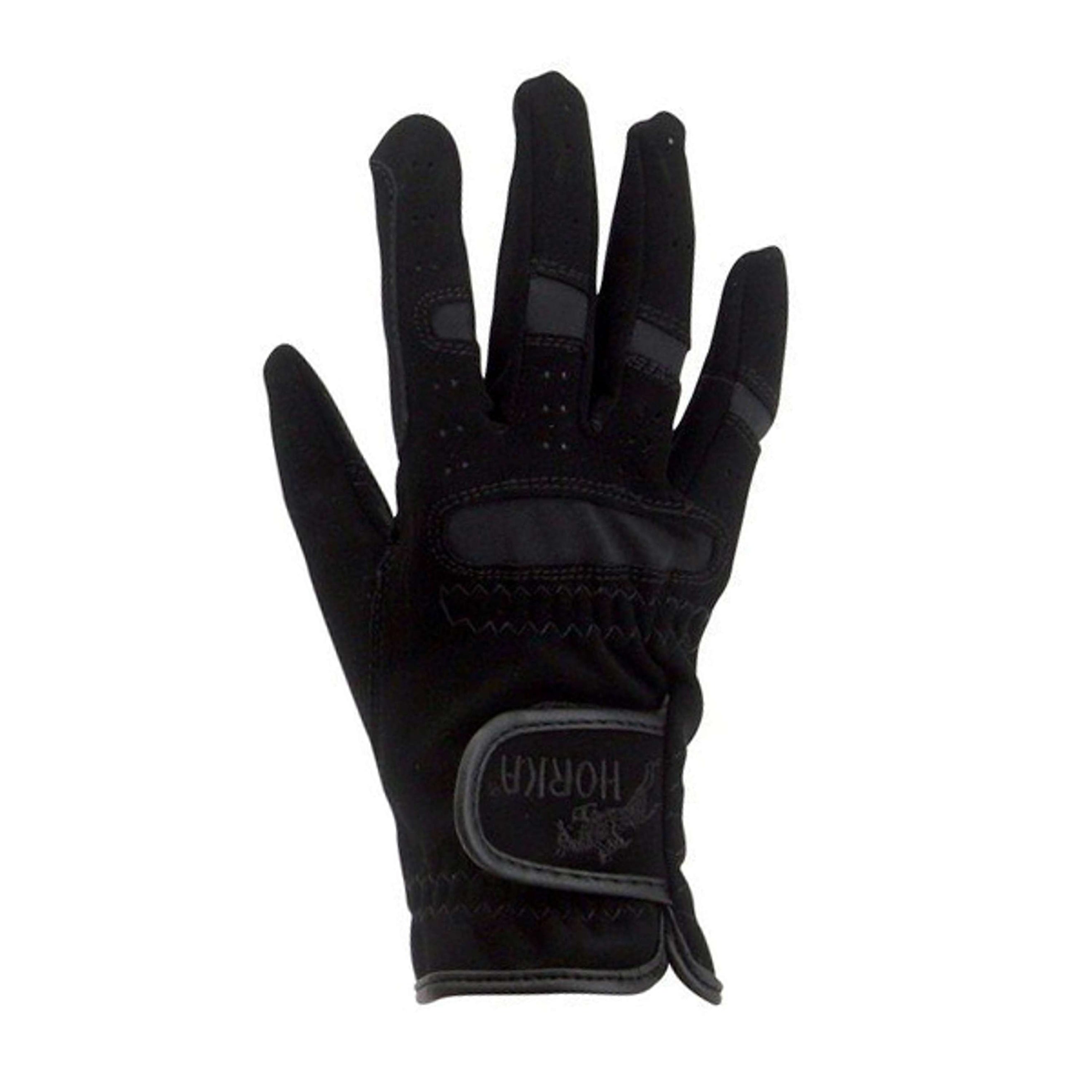 HORKA Riding Gloves Domy Suede Black HORKA Riding Gloves Domy Suede Black