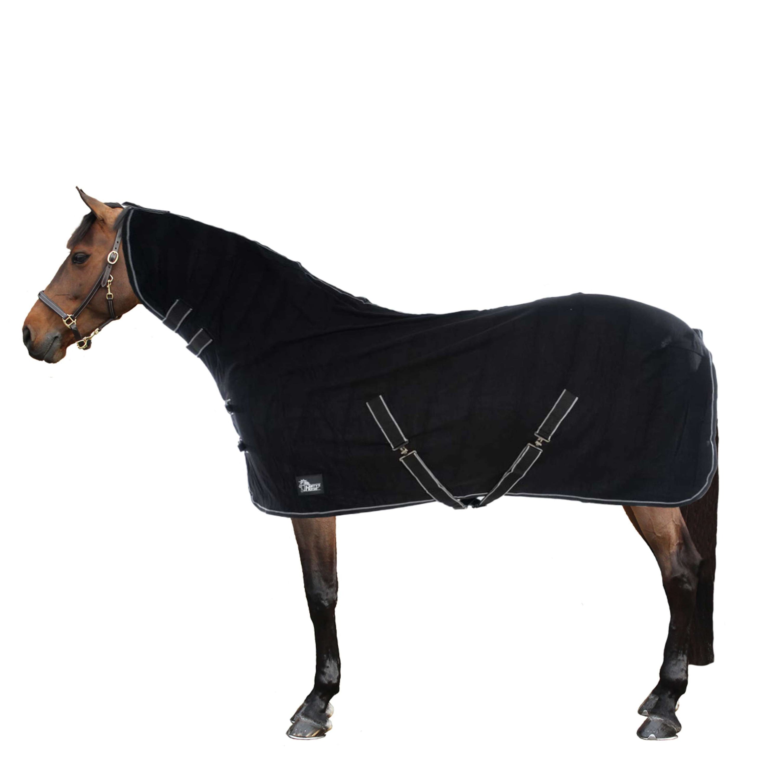 Harry's Horse Fleecerug Deluxe with Neck Black